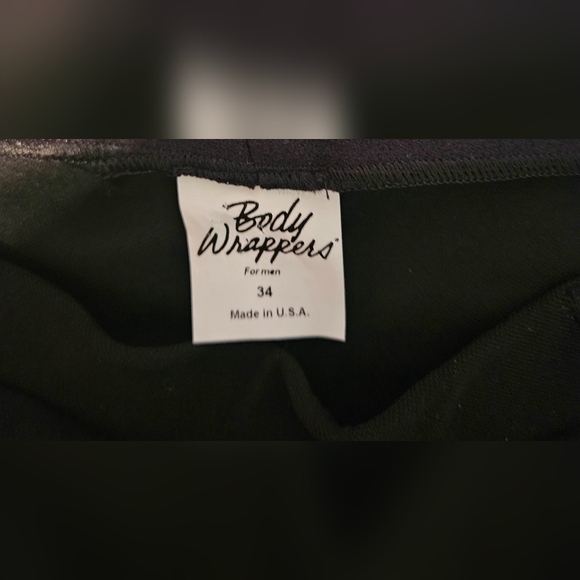 🩵Body Wrappers Dance Pants Black Size 34 Stretch 💚 - Picture 4 of 8